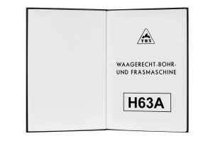 e-book Dokumentacja DTR Wytaczarka H63A (DE)