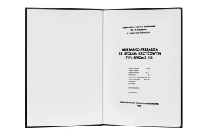 e-book Dokumentacja DTR Frezarka wytaczarka HWCa-S 110 (PL)