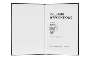 e-book Dokumentacja DTR Frezarka Stankoimport 6P80 (PL)