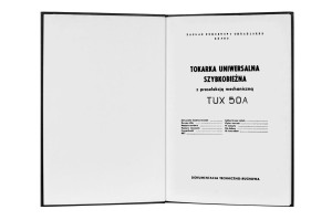 e-book Dokumentacja DTR Tokarka TUX 50 A (PL)