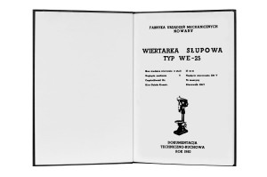 e-book Dokumentacja DTR Wiertarka WE-25 (PL)