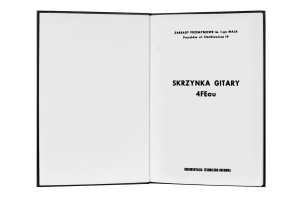 e-book Dokumentacja DTR Skrzynka gitary 4FEau (PL)