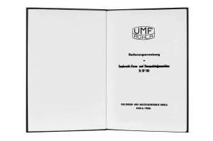 e-book Dokumentacja DTR Frezarka St SF 110 (DE)