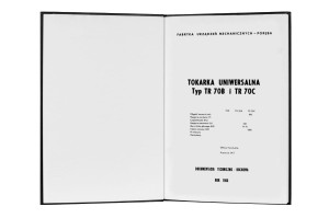 e-book Dokumentacja DTR Tokarka Poręba TR 70B, TR 70C (PL)