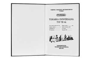 e-book Dokumentacja DTR Tokarka Poręba TR 90 (PL)