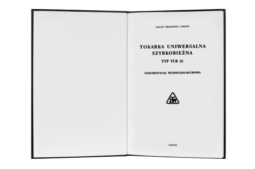 e-book Dokumentacja DTR Tokarka ZTM TUB 32 (PL)