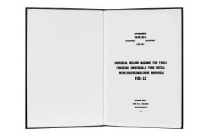 e-book Dokumentacja DTR Frezarka FUS 22 (PL, EU, DE)