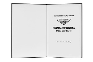 e-book Dokumentacja DTR Frezarka FWA-32, FWA-39, FWA-41 (PL)