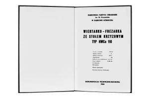 e-book Dokumentacja DTR Frezarka wytaczarka HWCa-110 (PL)