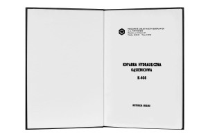 e-book Dokumentacja DTR Koparka K-408 (PL)