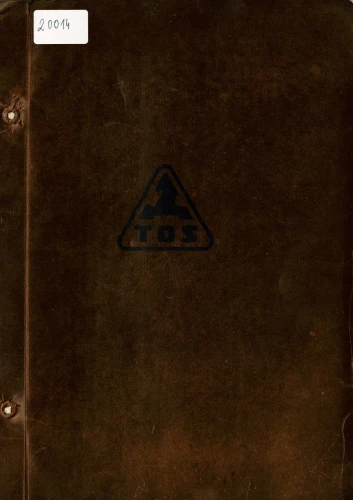 Dokumentacja DTR, instrukcja Frezarka TOS FA4H (CS)