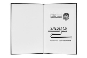 e-book Dokumentacja DTR Giętarka ZREMB GH-4 (PL)