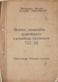 Dokumentacja DTR, instrukcja Tokarka TUC-50 (PL)