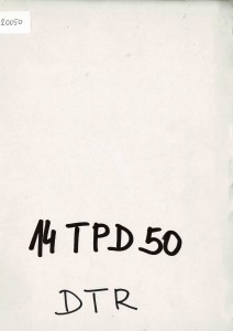 Dokumentacja DTR, instrukcja Tokarka 14TPD50 (PL)