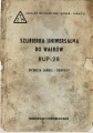 Dokumentacja DTR, instrukcja Szlifierka RUP-28 (PL)