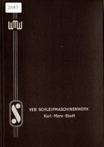 Dokumentacja DTR, instrukcja Szlifierka WMW SU 125 (DE)