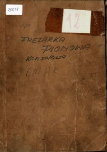 Dokumentacja DTR, instrukcja Frezarka Stanko 6M11K (RU)