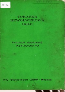 Dokumentacja DTR, instrukcja Tokarka Stanko 1K341 (PL)