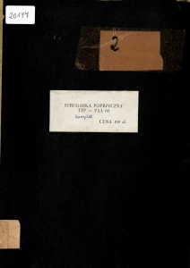 Dokumentacja remontu kapitalnego Strugarka PAA-60 (PL)