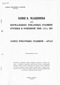 Dokumentacja DTR, instrukcja Tokarka SNA 360 (RU)