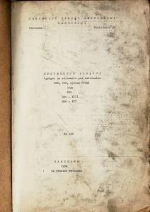 Dokumentacja DTR Agregat do odlewania TOS POLAK (PL)