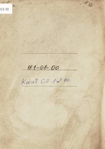 Dokumentacja DTR, rysunki Kocioł CO 1E1-01-00 (PL)