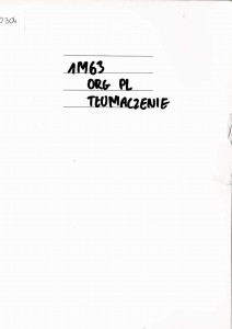 Dokumentacja DTR, tłumaczenie Tokarka Stanko 1M63 (PL)