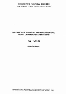 e-book Katalog Części Tokarka ZMT TUB 32 (PL)