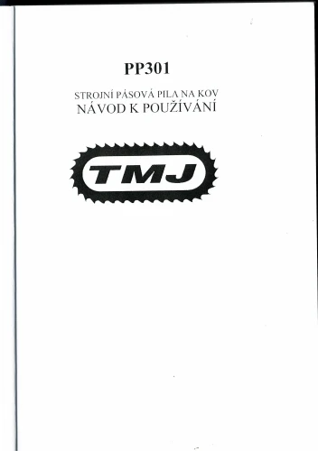 Dokumentacja DTR Piła TMJ PP301