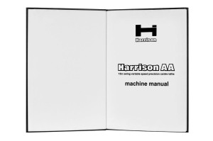 e-book Dokumentacja DTR Tokarka HARRISON AA 13INCH (EN)
