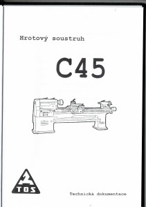 Dokumentacja DTR Tokarka TOS C45