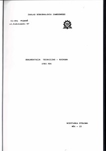 Dokumentacja DTR Wiertarka WSz-15