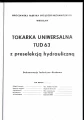 Dokumentacja DTR Tokarka TUD 63