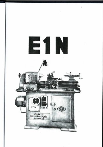 Dokumentacja DTR Tokarka E1N