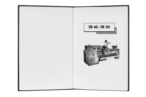 e-book Dokumentacja DTR Tokarka SN 40 45 50 (DE)