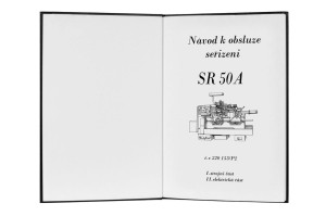 e-book Dokumentacja DTR Tokarka SR 50A (CS)