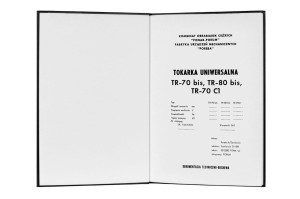 e-book Dokumentacja DTR Tokarka TR-70/80 bis (PL)