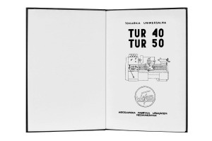 e-book Dokumentacja DTR Tokarka TUR 40 TUR 50 (PL)