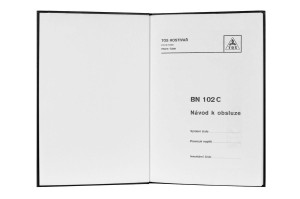 e-book Dokumentacja DTR Szlifierka BN102C (CS)