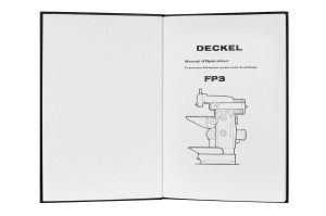 e-book Dokumentacja DTR Frezarka Deckel FP3 (FR)