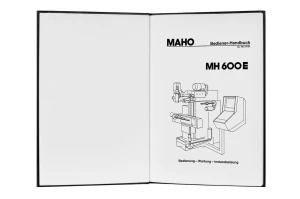 e-book Dokumentacja DTR Frezarka MAHO MH600E (DE)