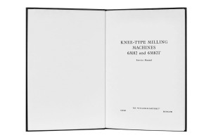 e-book Dokumentacja DTR Frezarka 6M82 (EN)