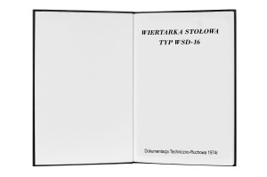 e-book Dokumentacja DTR Wiertarka WSD-16 (PL)