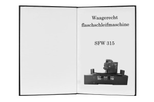 e-book Dokumentacja DTR Szlifierka SFW-315 (DE)