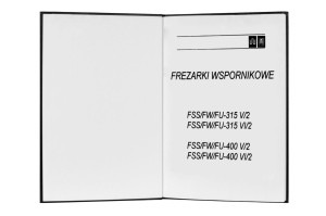 e-book Dokumentacja DTR Frezarka F-315/F-400 (PL)