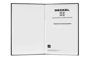 e-book Dokumentacja Elektryczna Frezarka FP2/FP3/FP4 NC (DE)