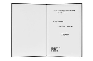 e-book Dokumentacja DTR Tokarka TRP 93 (EN)