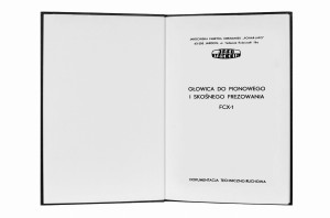 e-book Dokumentacja DTR Głowica FCX-1 (PL)
